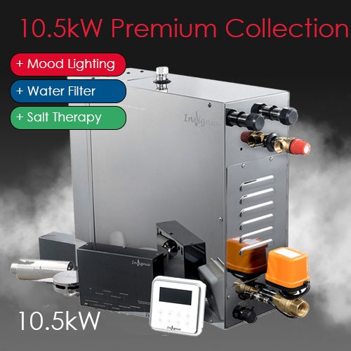 Signature 10.5kW Domestic Steam Generator Set - Premium Collection